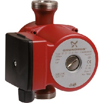 Circulateur UP-N - H1: 25 | Débit m³: 1/3.7 | H. mano. maxi: 4.25 m | Type: Up 20-45 N | B1: 85 | B2: 53.5 | H2: 126-Lire la description