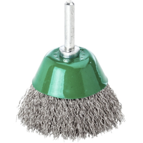 Brosse de surface moins que Ø 70 mm, fil en acier-Lire la description