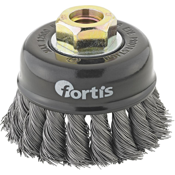 Topfzopfbürste Stahldraht80 x0,5 mm FORTIS Topfzopfbürste Stahldraht80 x0,5 mm FORTIS-Beschreibung lesen