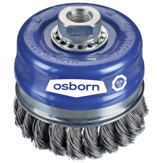 Topfbürste Stahld. M14 75x0,50mm gezopft Osborn-Beschreibung lesen