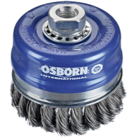 Topfbürste Stahld. M14 75x0,50mm gezopft Osborn-Beschreibung lesen