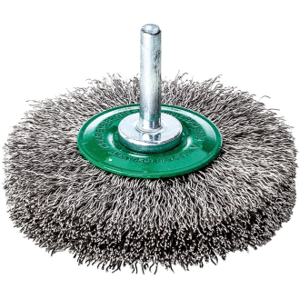 Schaft-Rundbürste Edelstahl gew. 70x0,2mm Lessmann-Beschreibung lesen