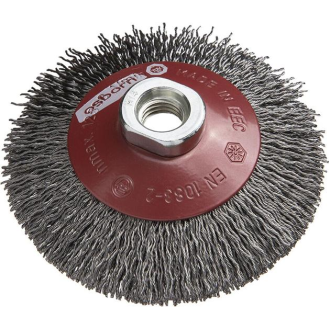 Kegelbürste Xtreme Stahl 100x0,3mm gewellt Osborn-Beschreibung lesen