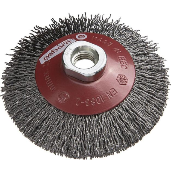 Kegelbürste Xtreme Stahl 100x0,3mm gewellt Osborn-Beschreibung lesen