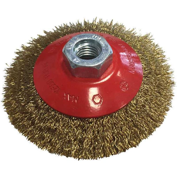 Kegelbürste Stahld. M14 100x20mm gewellt Osborn Kegelbürste Stahld. M14 100x20mm gewellt Osborn-Beschreibung lesen