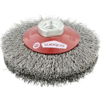 Kegelbürste Stahld. M14 100x20mm gewellt Osborn-Beschreibung lesen