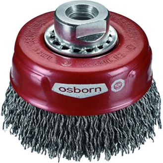 Topfbürste Xtreme Stahl 80x0,3mm gewellt Osborn-Beschreibung lesen