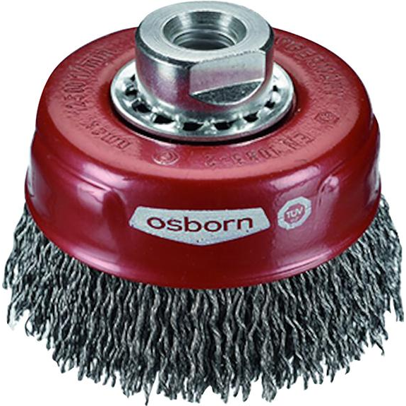 Topfbürste Xtreme Stahl 80x0,3mm gewellt Osborn-Beschreibung lesen