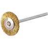 Miniatur-Rundbürste Messing gew. 19x0,1mm Lessmann Miniatur-Rundbürste Messing gew. 19x0,1mm Lessmann