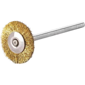 Miniatur-Rundbürste Messing gew. 19x0,1mm Lessmann-Beschreibung lesen