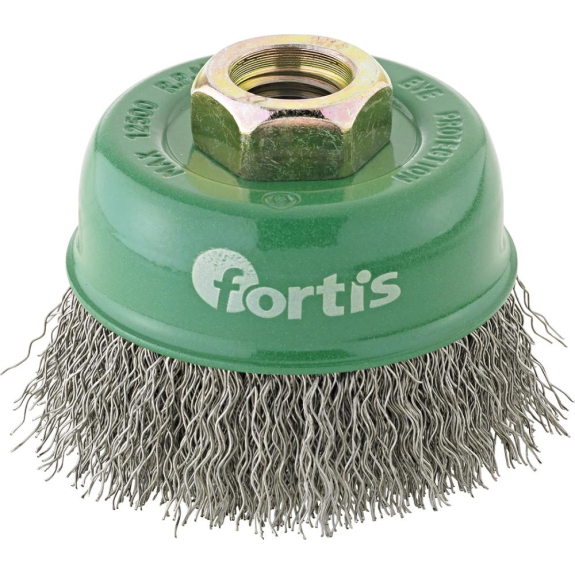 Topfbürste Edelstahl 60x0,3mm gewellt FORTIS Topfbürste Edelstahl 60x0,3mm gewellt FORTIS-Beschreibung lesen