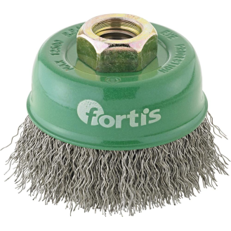 Topfbürste Edelstahl 60x0,3mm gewellt FORTIS-Beschreibung lesen