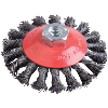 Kegelbürste Edelstahl 100mm gezopft FORTIS