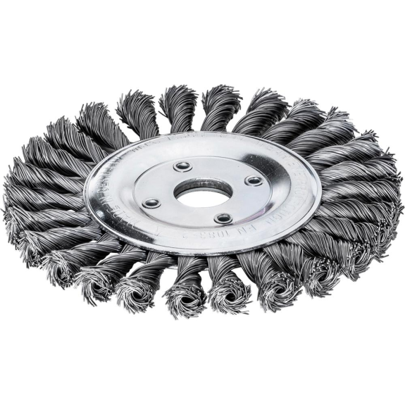 Rundbürste Stahldraht 178x14mm, gezopft 0,5mm Lessmann-Beschreibung lesen