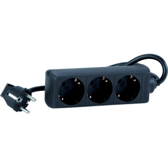 Steckdosenleiste IP20 1,4m 3-fach H05VV-F3G1,0-Beschreibung lesen