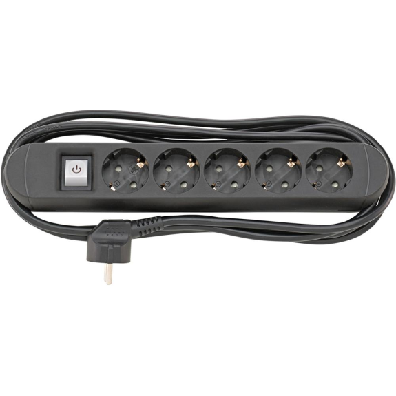 Steckdosenleiste 5-fach H05VV-F3G1,5 3m mit Magnet FORTIS Steckdosenleiste 5-fach H05VV-F3G1,5 3m mit Magnet FORTIS-Beschreibung lesen