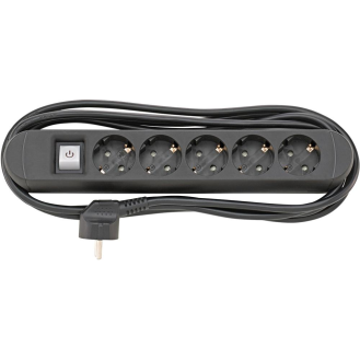 Steckdosenleiste 5-fach H05VV-F3G1,5 3m mit Magnet FORTIS-Beschreibung lesen