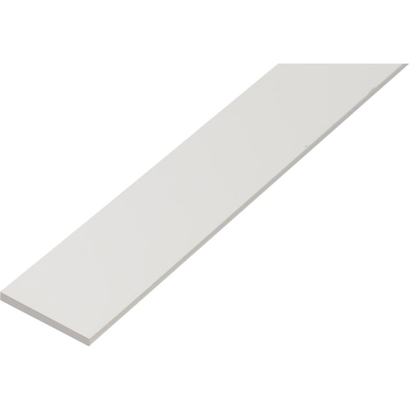 Flachstange KST,weiß,20x2/1m-Beschreibung lesen
