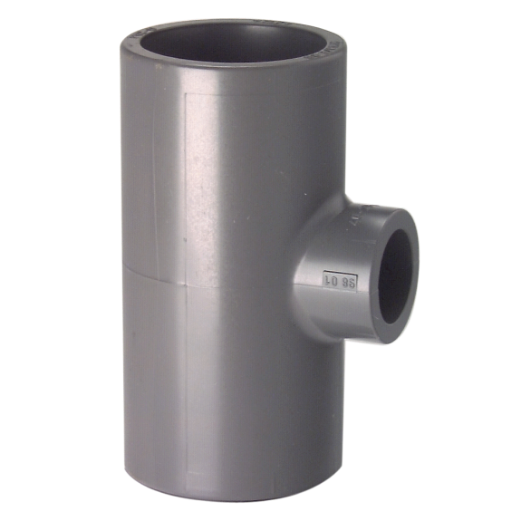 Té 90° réd. ABS PN10 d63-d25-Lire la description