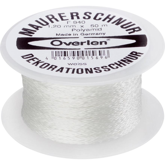 Kordel Polyamid 1,2mm 50m weiß Overmann Kordel Polyamid 1,2mm 50m weiß Overmann-Beschreibung lesen