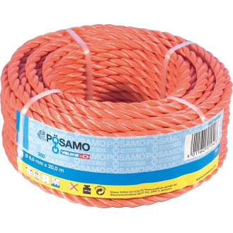 PP-Seil gedr. orange 8,0mmx20m in Ringen-Beschreibung lesen