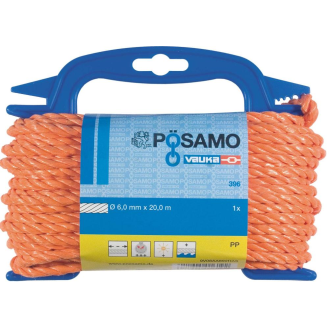 PP-Seil gedr. orange 6,0mmx20m auf Kz-Haspel-Beschreibung lesen