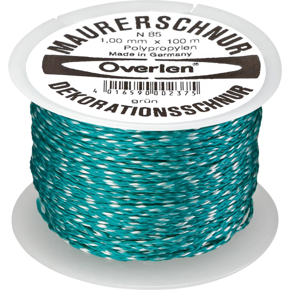 Maurerschnur PP 1,0mm 100m grün Overmann Maurerschnur PP 1,0mm 100m grün Overmann-Beschreibung lesen