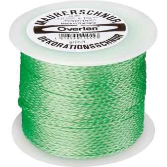 Maurerschnur PP fluoresz.2,0mm 100m grün Overmann-Beschreibung lesen
