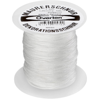 Kordel Polyamid 1,2mm 100m weiß Overmann-Beschreibung lesen