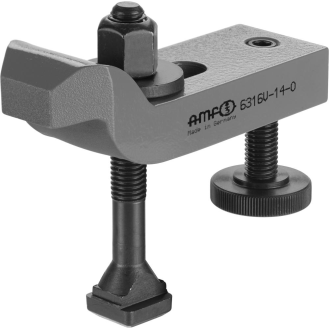 Abrazadera ajustable AMF, acodada, ranura 12 mm, 28 - 58 mm de rango de fijació-Leer más