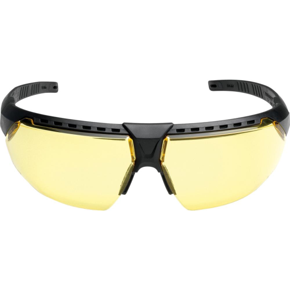 Brille AVATAR, gelb , Bügel schwarz-Beschreibung lesen