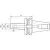 Aufnahme JISB6339ADB BT40 M8x75mm Aufnahme JISB6339ADB BT40 M8x75mm