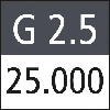 Aufnahme für Einschbfräser DIN69893A HSK-A63 M10x100mm