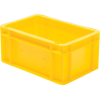 Transport-Stapelkasten B300xT200xH145 mm gelb, geschlossen ohne Griffloch