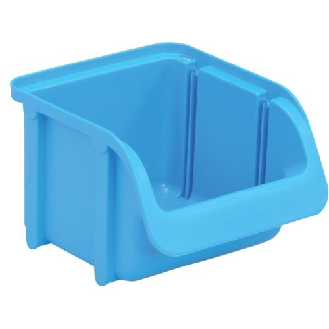 Sichtlagerkasten Gr.1 B102xT115xH74 mm blau-Beschreibung lesen