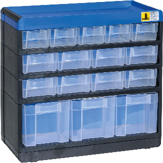 Boîte de rangement VarioPlus Pro 29/32 16 tiroirs 16 séparateurs-Beschreibung lesen