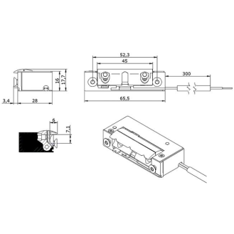 E-Öffner 5UW1X10 9-24V AC/DC m.Ent. IP68-Beschreibung lesen