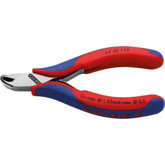 Vornschrägschneider Elektronik mit kleiner Fase 115mm KNIPEX-Beschreibung lesen