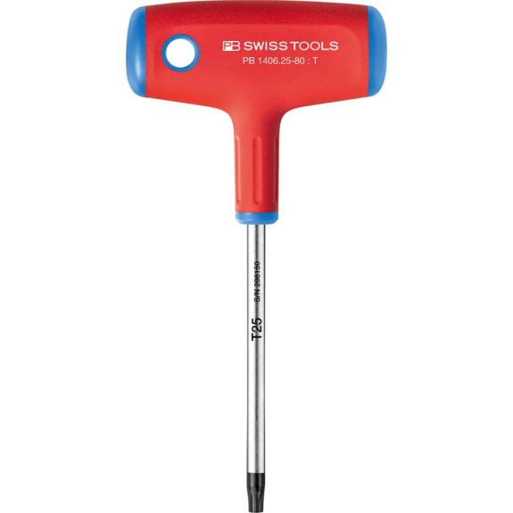 Quergriff-SchraubendreherT25x80mm PB Swiss Tools-Beschreibung lesen