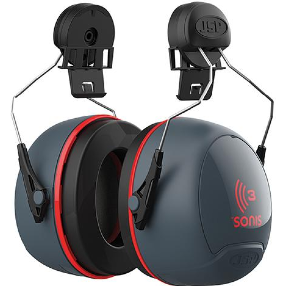 JSP cache-oreilles Sonis 3, 36dB pour fixation casque JSP-Lire la description