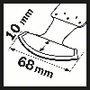 HM-Segmentsägeblatt MATI 68 T5  VE à 1 Stück StarlockMax