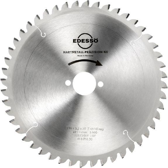 Kreissägeblatt 216 mm für Nichteisenmetalle-Beschreibung lesen