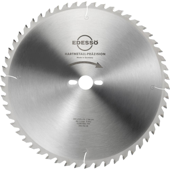 HW Circle Sow Préc. 350x3,5x30 mm Z54 UW-Lire la description