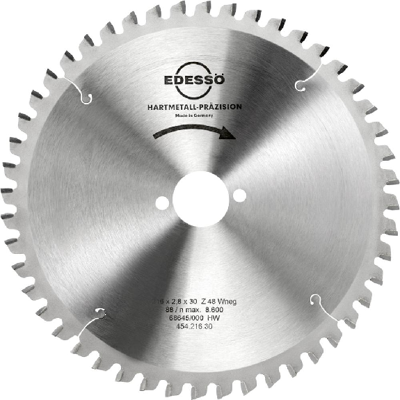 Kreissägeblatt 216x2,8x30 mm Z48 W-NEG-Beschreibung lesen