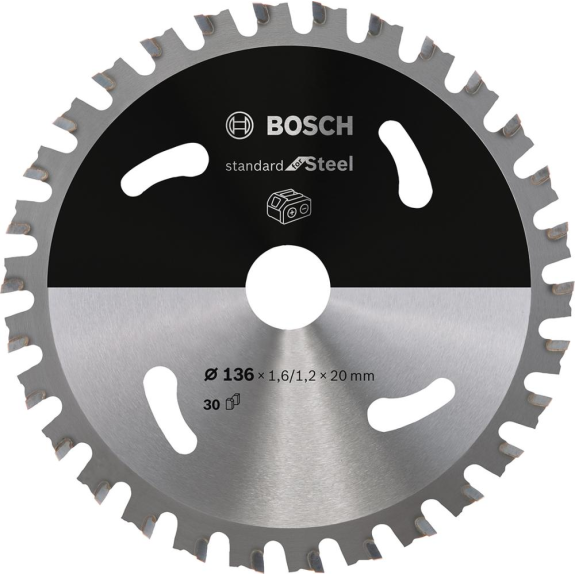 HM-Kreissägeblatt 136x1,6/1,2x20 30Z  VE à 1 Stück Standard Steel Akkusägen-Beschreibung lesen