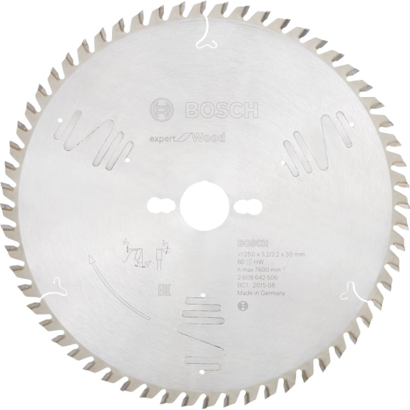 Districts HM de 250x3.2 / 3.2x30 60Z WVE 1 Prévu d'expert f. Scies à table en bois-Leggi tutto