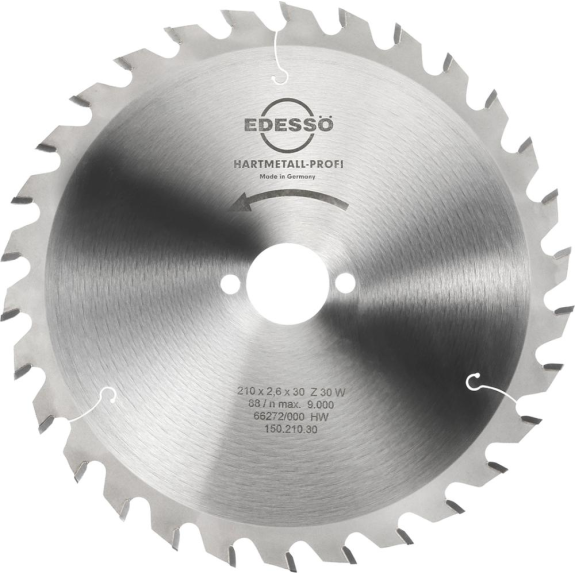 HW Kreissägebl. Profi 210x2,6x30mm Z30 W-Beschreibung lesen