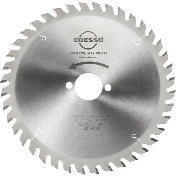 HW Kreissägebl. Profi 190x2,8x30mm Z40 W-Beschreibung lesen