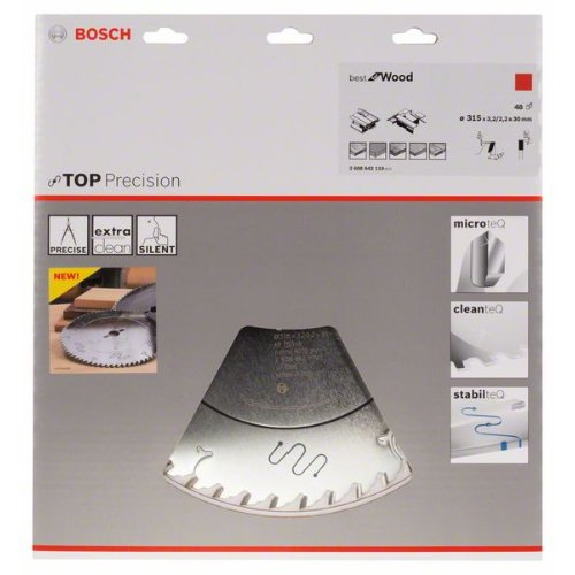 HM-Kreissägeblatt 315x3,2/2,2x30 48Z WZ BosVE à 1 Stück Top Precision Best f Wood-Beschreibung lesen