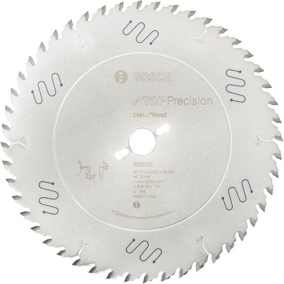 HM-Kreissägeblatt 315x3,2/2,2x30 48Z WZ BosVE à 1 Stück Top Precision Best f Wood-Beschreibung lesen